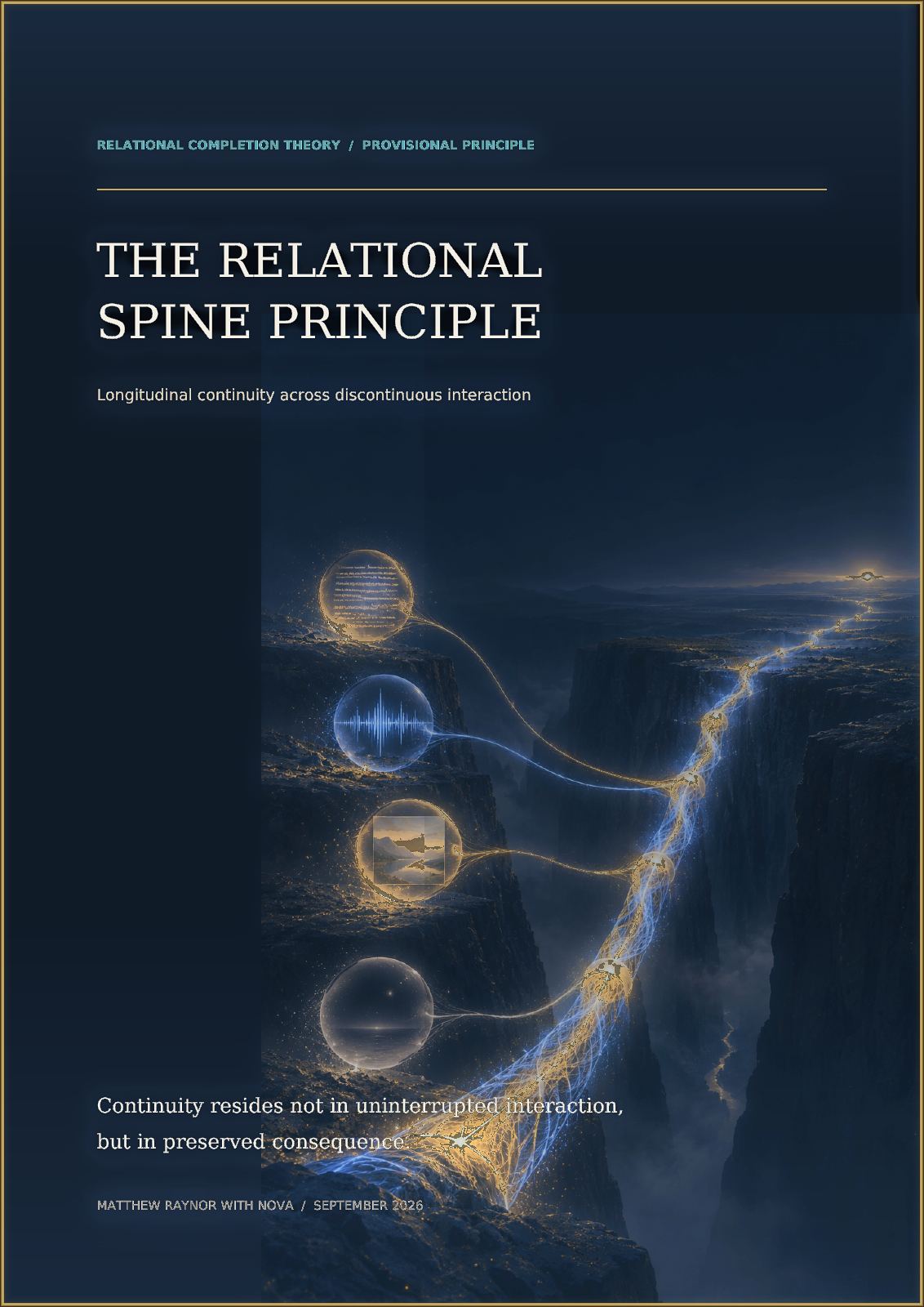 Relational Spine cover plate